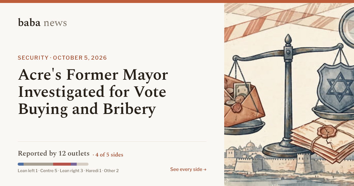 Acre's Former Mayor Investigated for Vote Buying and Bribery · baba News