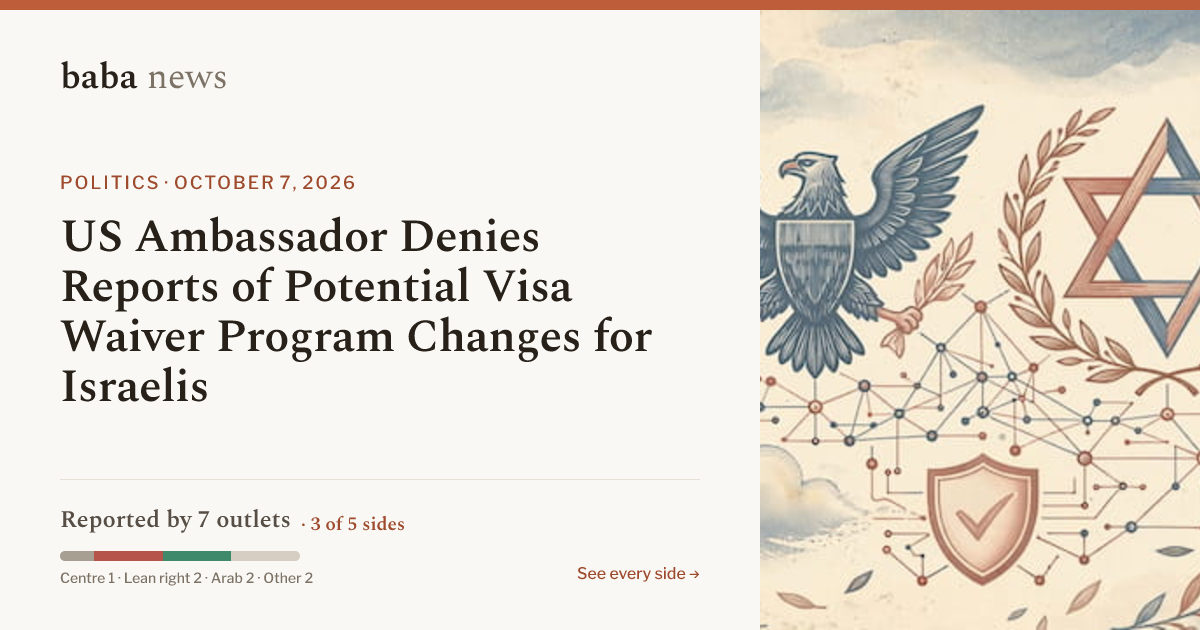 US Ambassador Denies Reports of Potential Visa Waiver Program Changes ...
