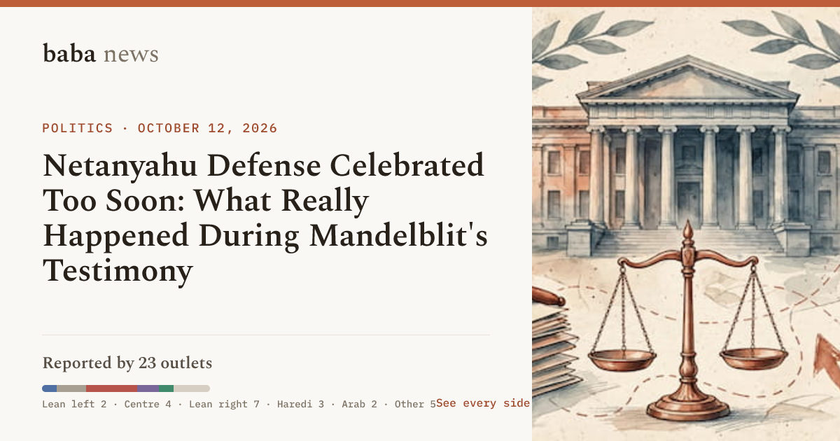 Netanyahu Defense Celebrated Too Soon: What Really Happened During ...
