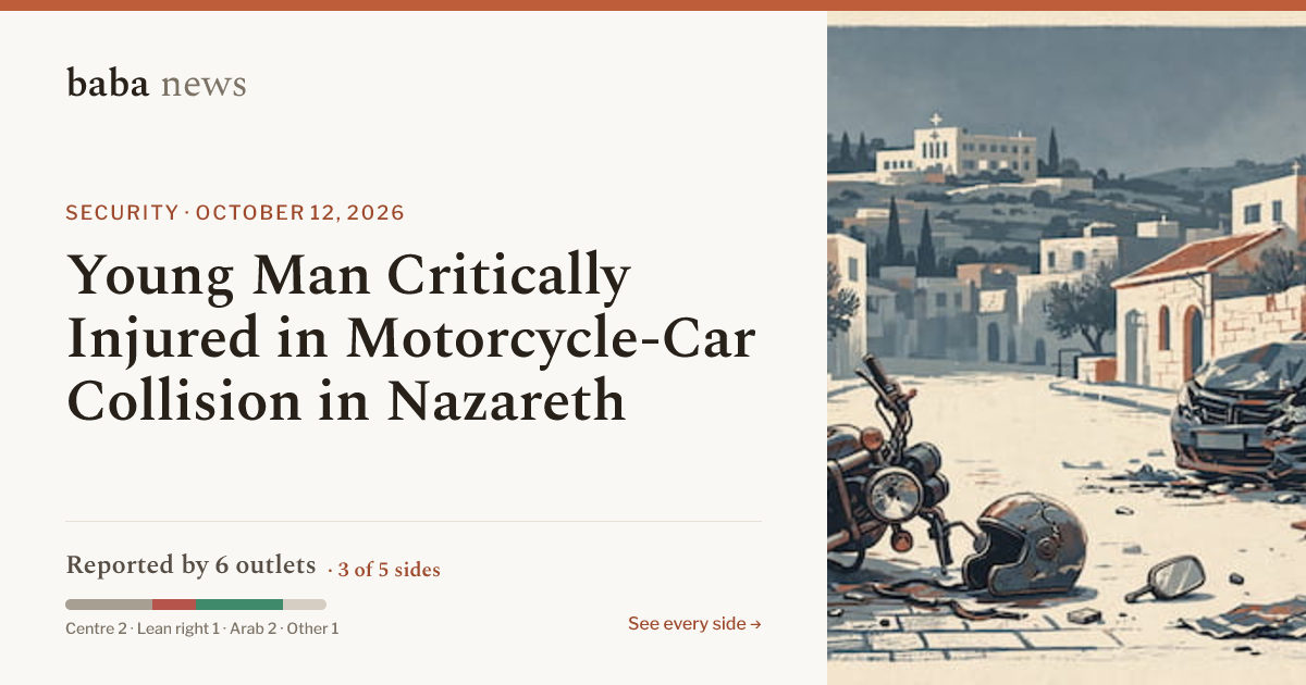 Young Man Critically Injured in Motorcycle-Car Collision in Nazareth ...