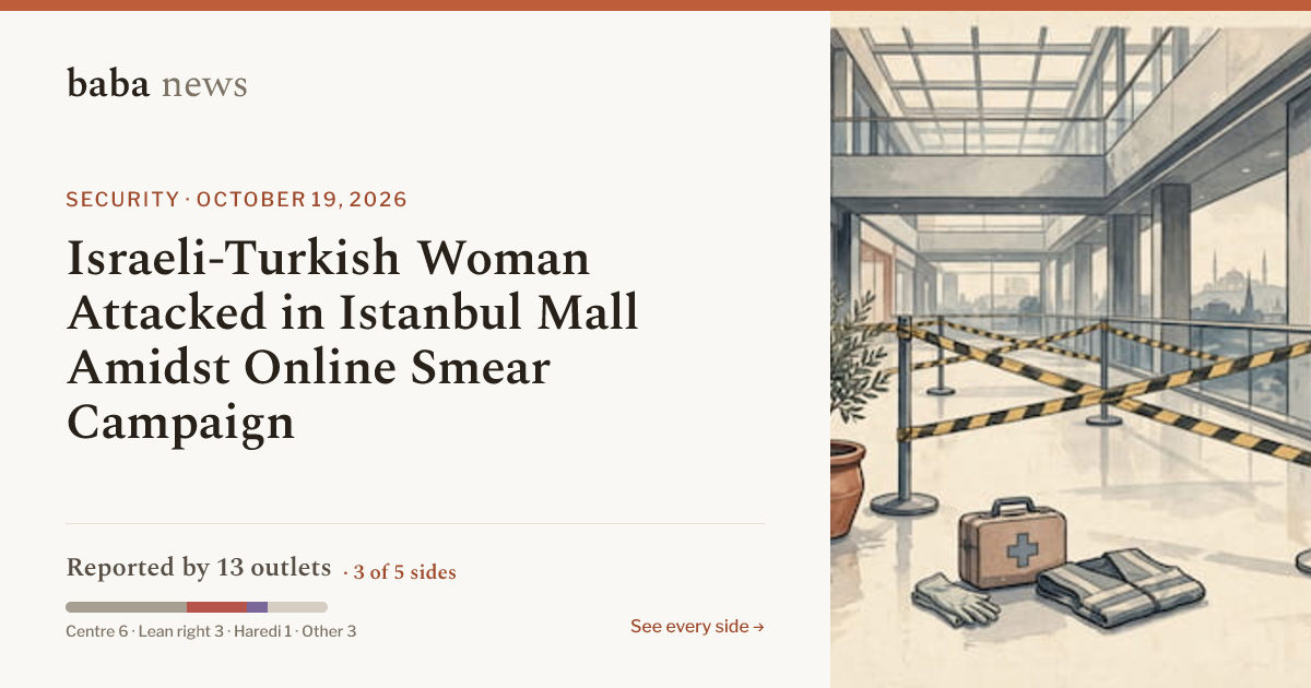 Israeli-Turkish Woman Attacked in Istanbul Mall Amidst…