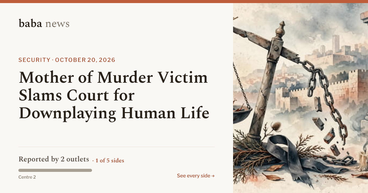 Mother of Murder Victim Slams Court for Downplaying Human Life · baba News