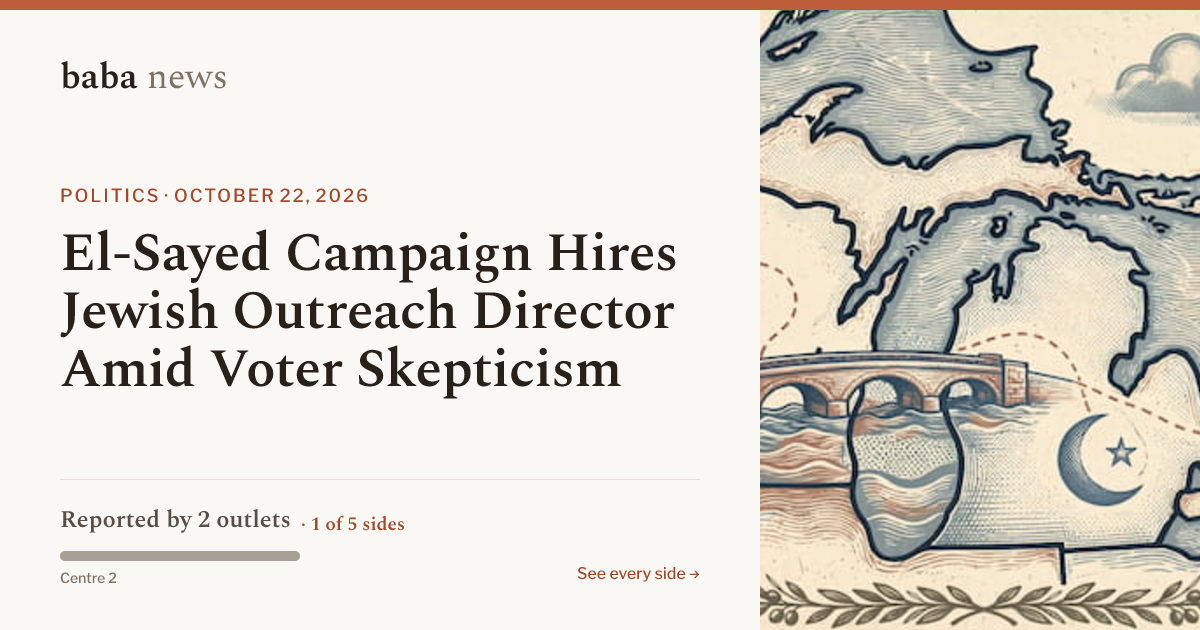 El-Sayed Campaign Hires Jewish Outreach Director Amid Voter Skepticism ...