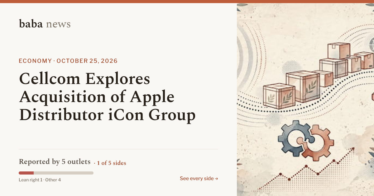 Cellcom Explores Acquisition of Apple Distributor iCon Group