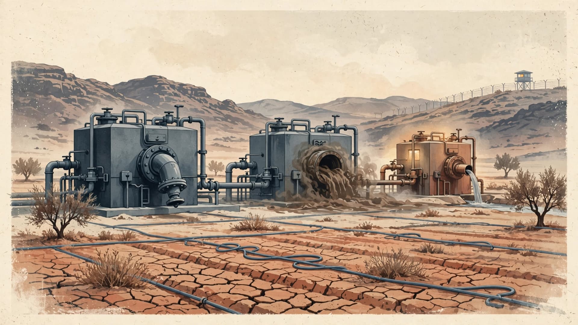 Water Supply Halted to Negev Agriculture Amid Desalination Plant Shutdown