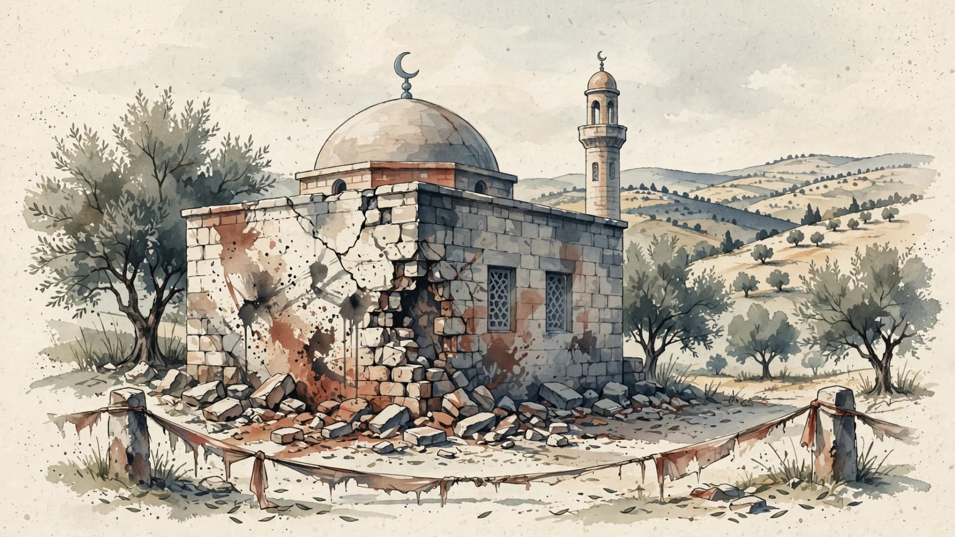 US Ambassador Condemns Vandalism at Mosque Near Nablus