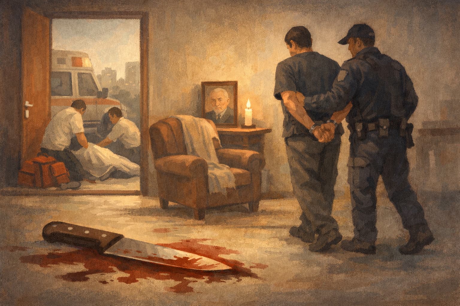 Man Arrested in Rehovot After Father, 84, Is Stabbed to Death