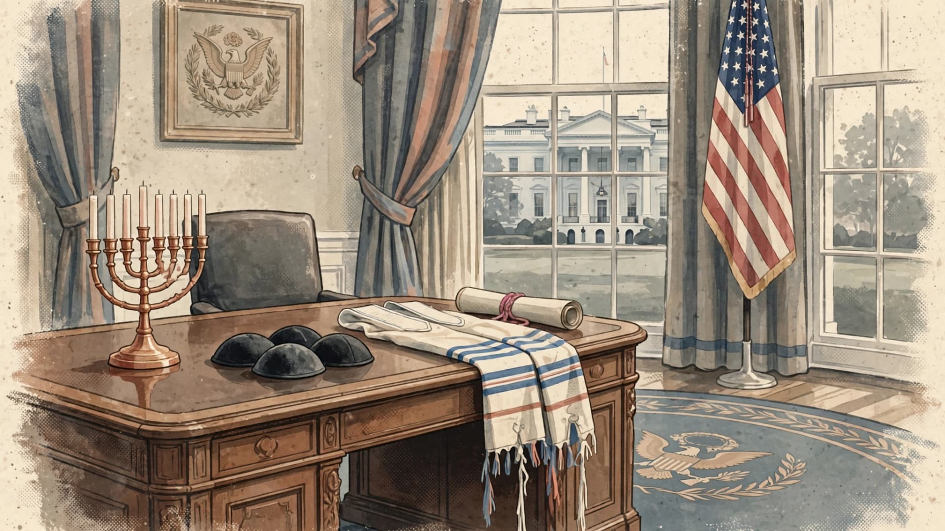Trump Meets US Rabbis in Historic White House Gathering