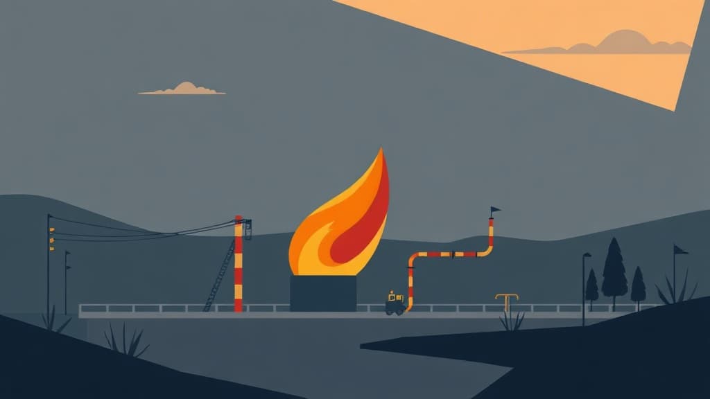 Massive Fire in Dagestan: Gas Distribution Station Burns, Residents May Be Evacuated