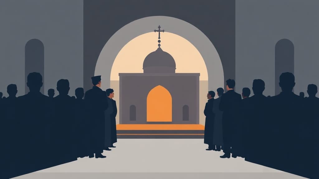 Iranian Cleric Visits Damaged Synagogue, Denounces Israel and Zionism
