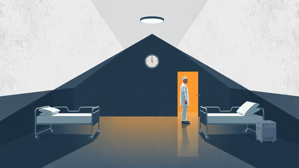 Parking-Lot Night: For the Third Time in a Year, Hospitals Moved Underground