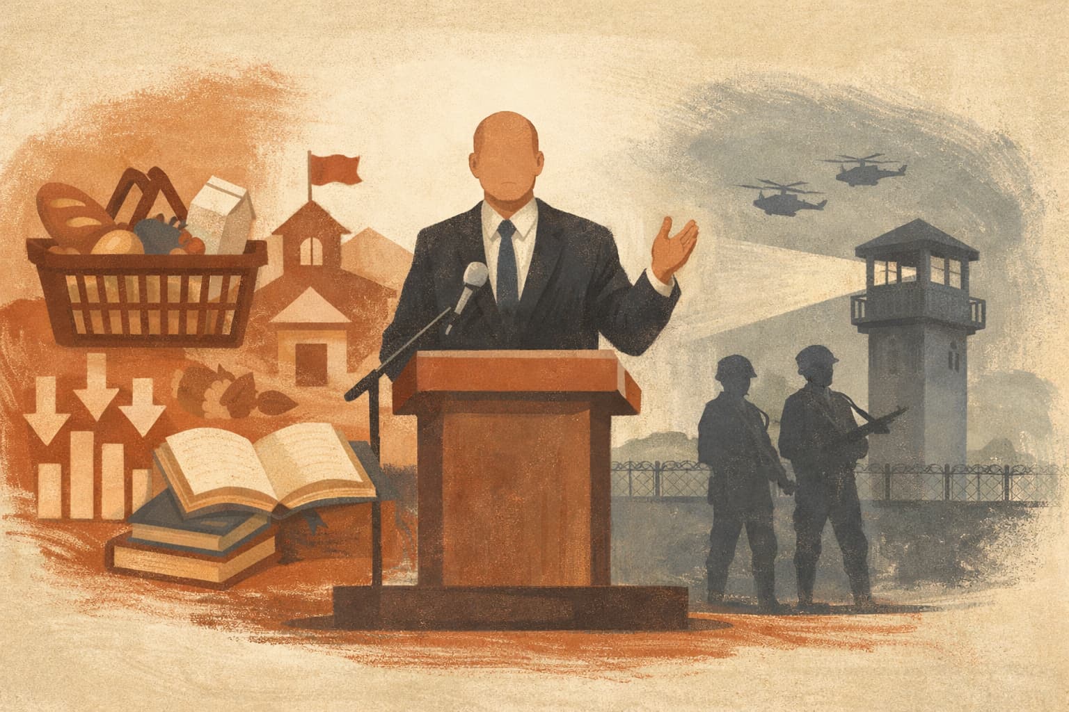 Bennett unveils a broad “new deal” agenda focused on cost of living, education and security