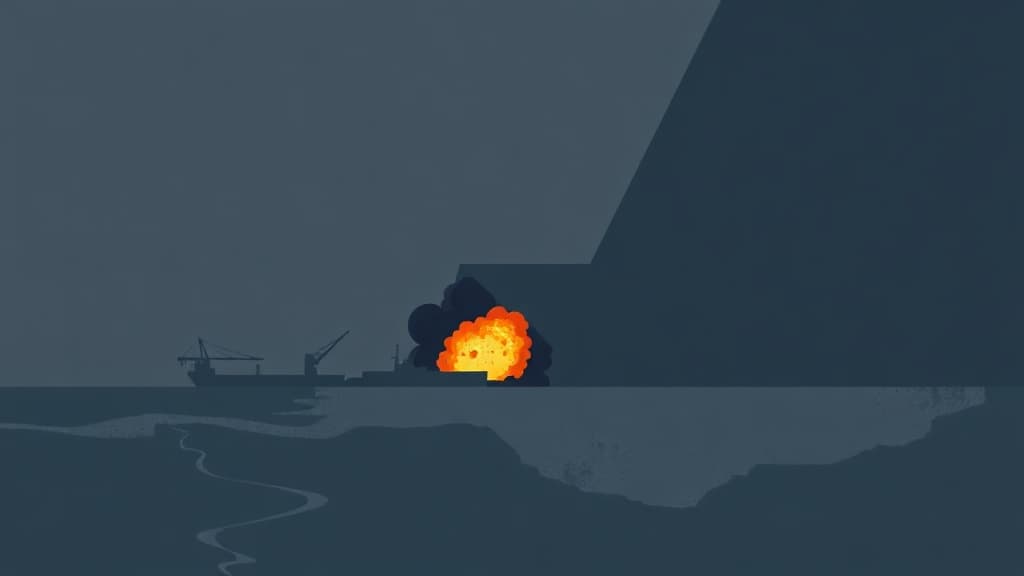Report in Iran: Explosion Heard in the Sirik Port Area