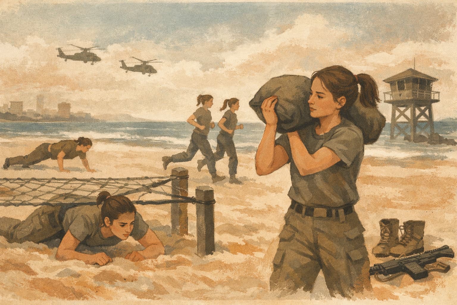 More Israeli girls are joining combat fitness prep ahead of military service