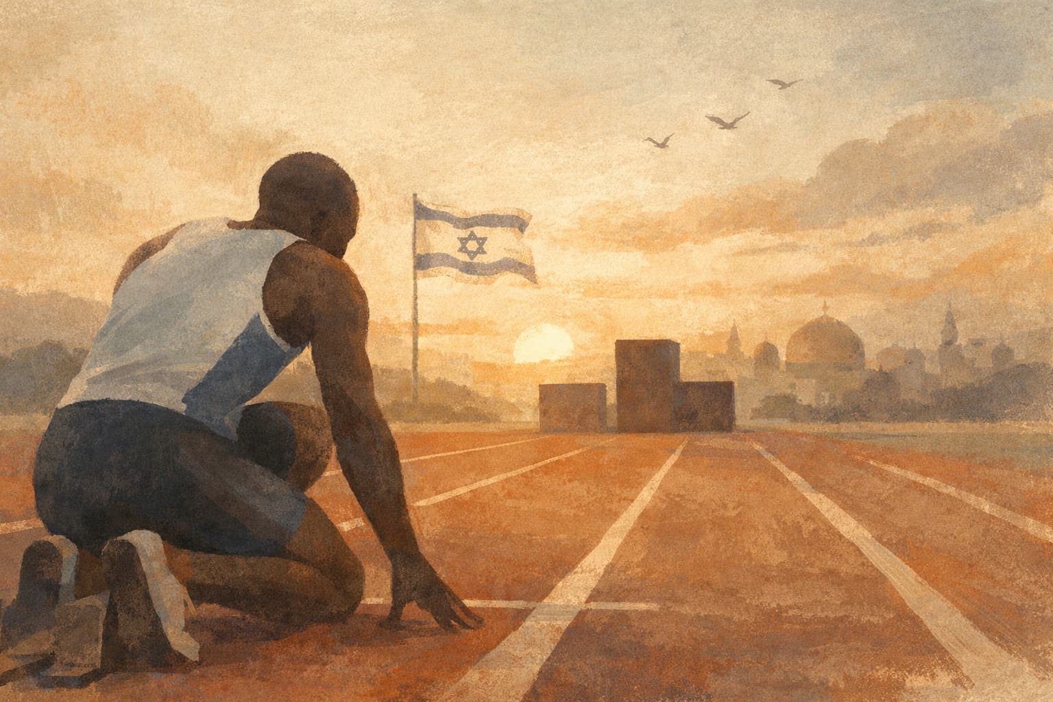 Blessing Afrifah says he wants to become Israel’s greatest sprinter