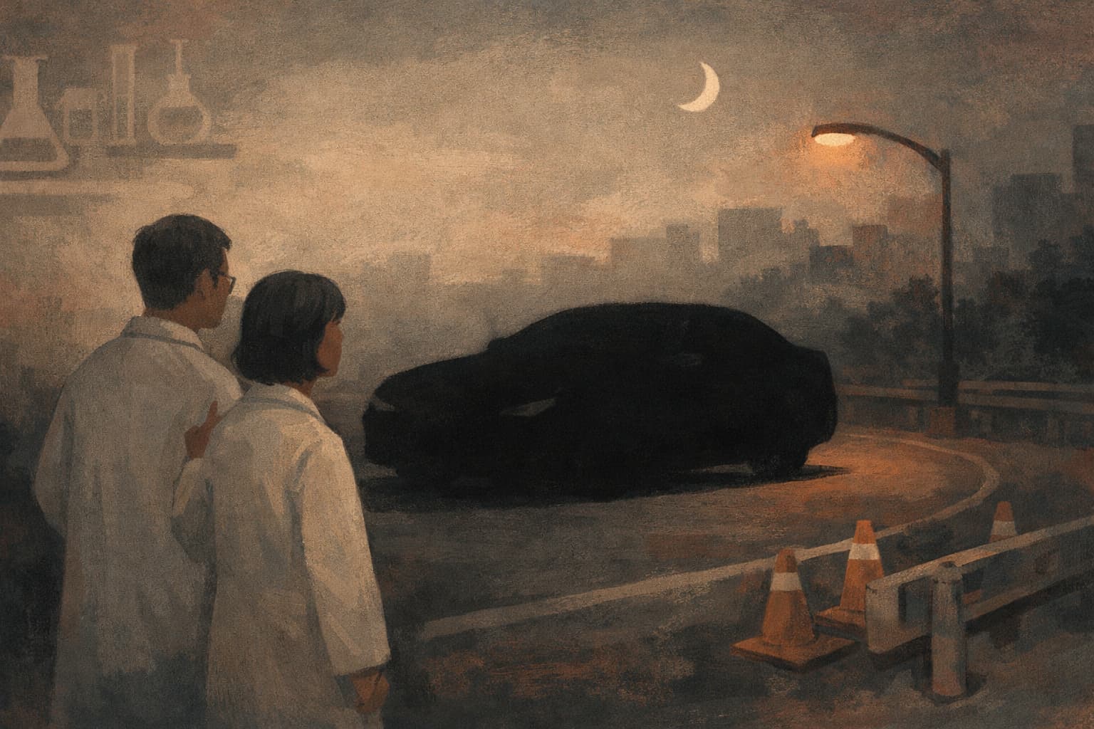 Chinese Researchers Unveil Ultra-Black Car Paint That Makes Vehicles Nearly Disappear