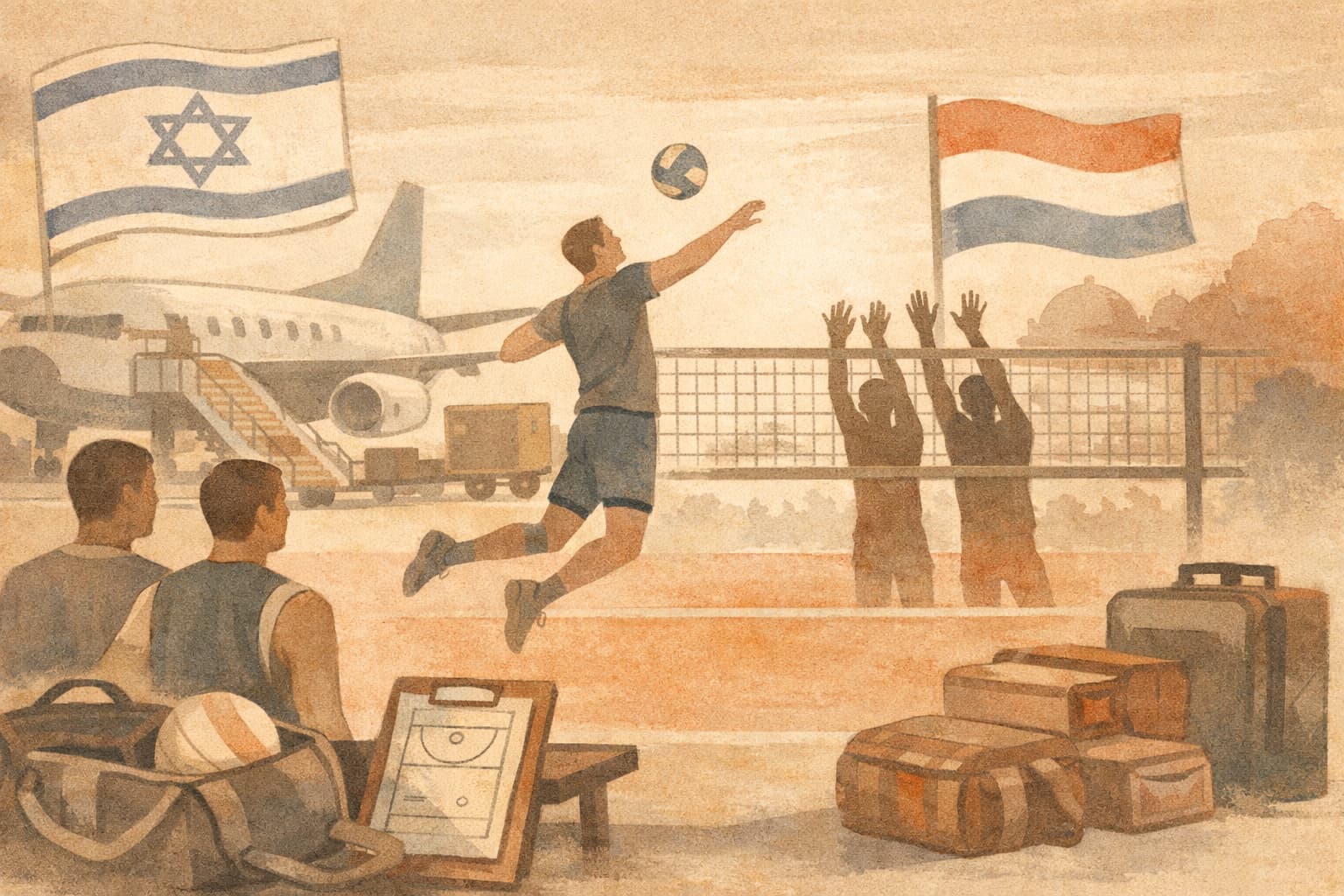 Israel Volleyball Team Prepares for Historic European League Semifinal