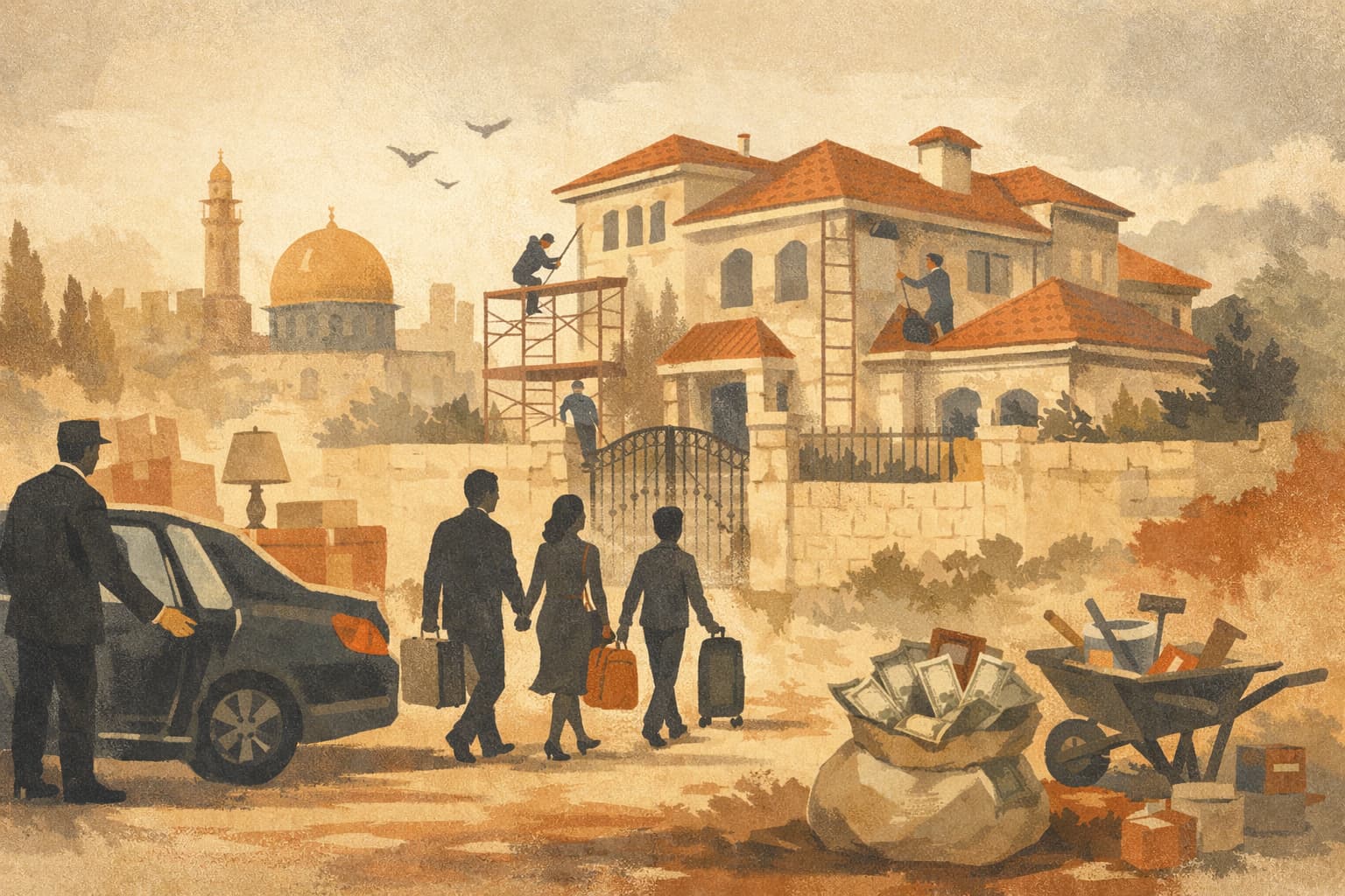 Netanyahu Family Moved to a New Jerusalem Residence as Public Spending on Homes Grows