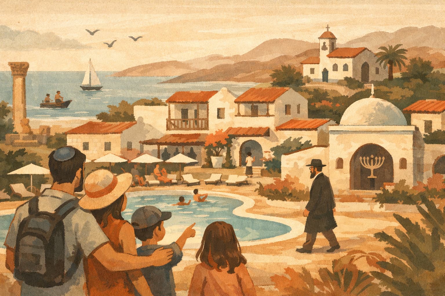 A Nearby Greek-Style Kosher Resort in Cyprus Promises an Easy Family Escape