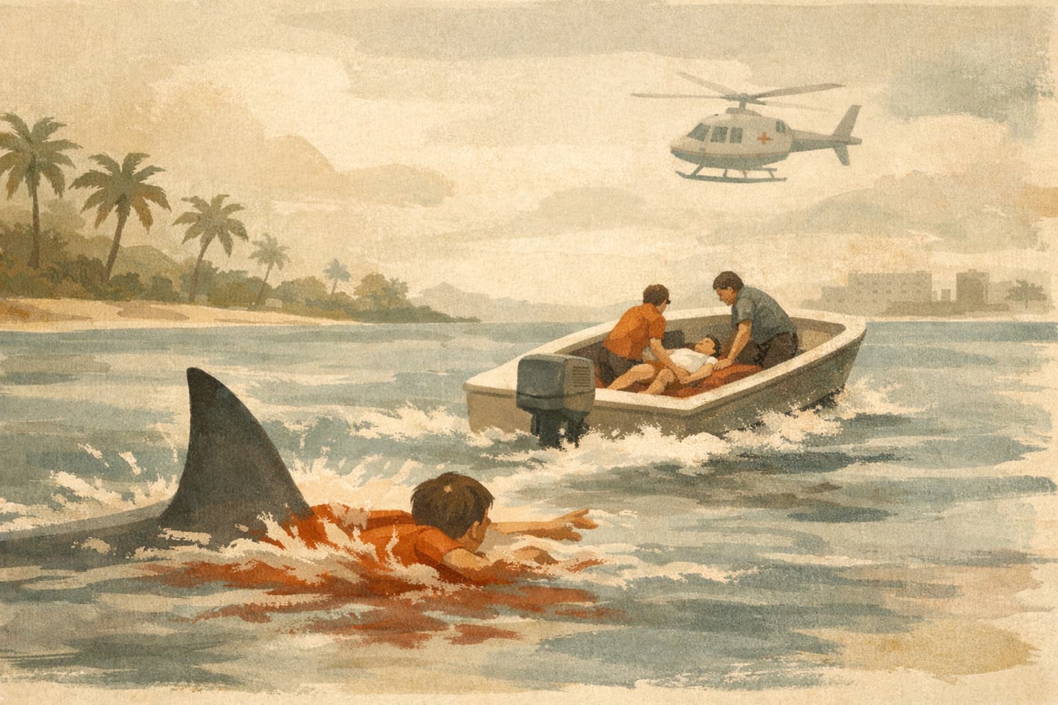 12-Year-Old Boy Attacked by Shark During Family Trip in the Bahamas