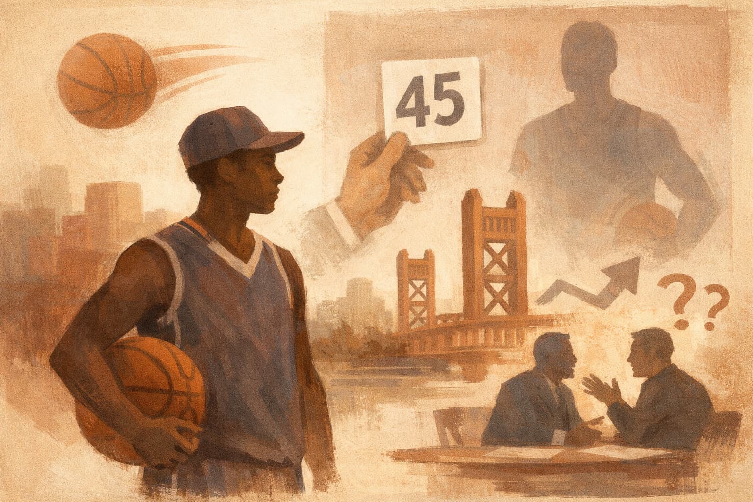 Emmanuel Sharp draws praise after being picked 45th by Sacramento