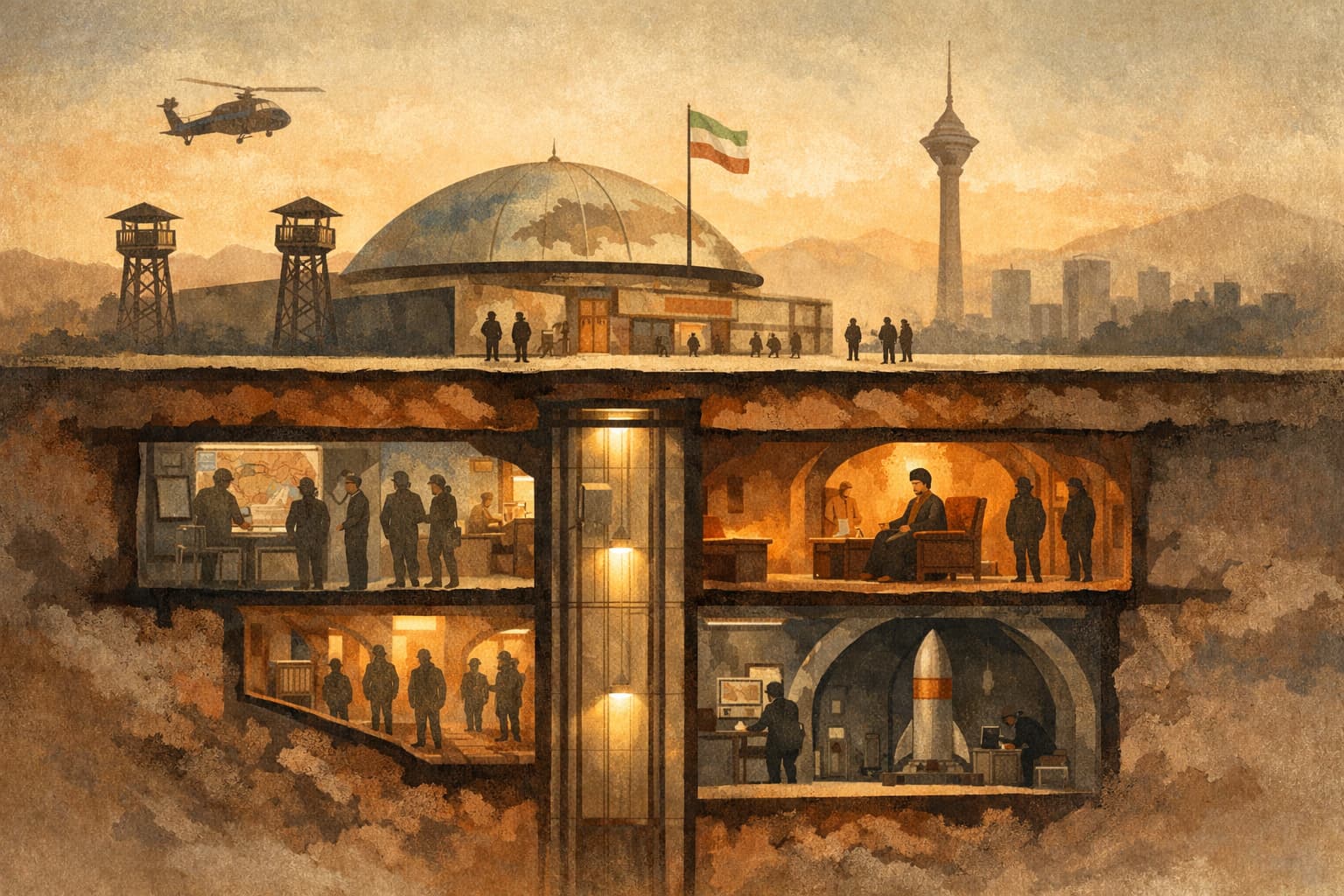 Opposition Report Reveals Secret 35-Meter Underground Bunker Built for Khamenei in Tehran