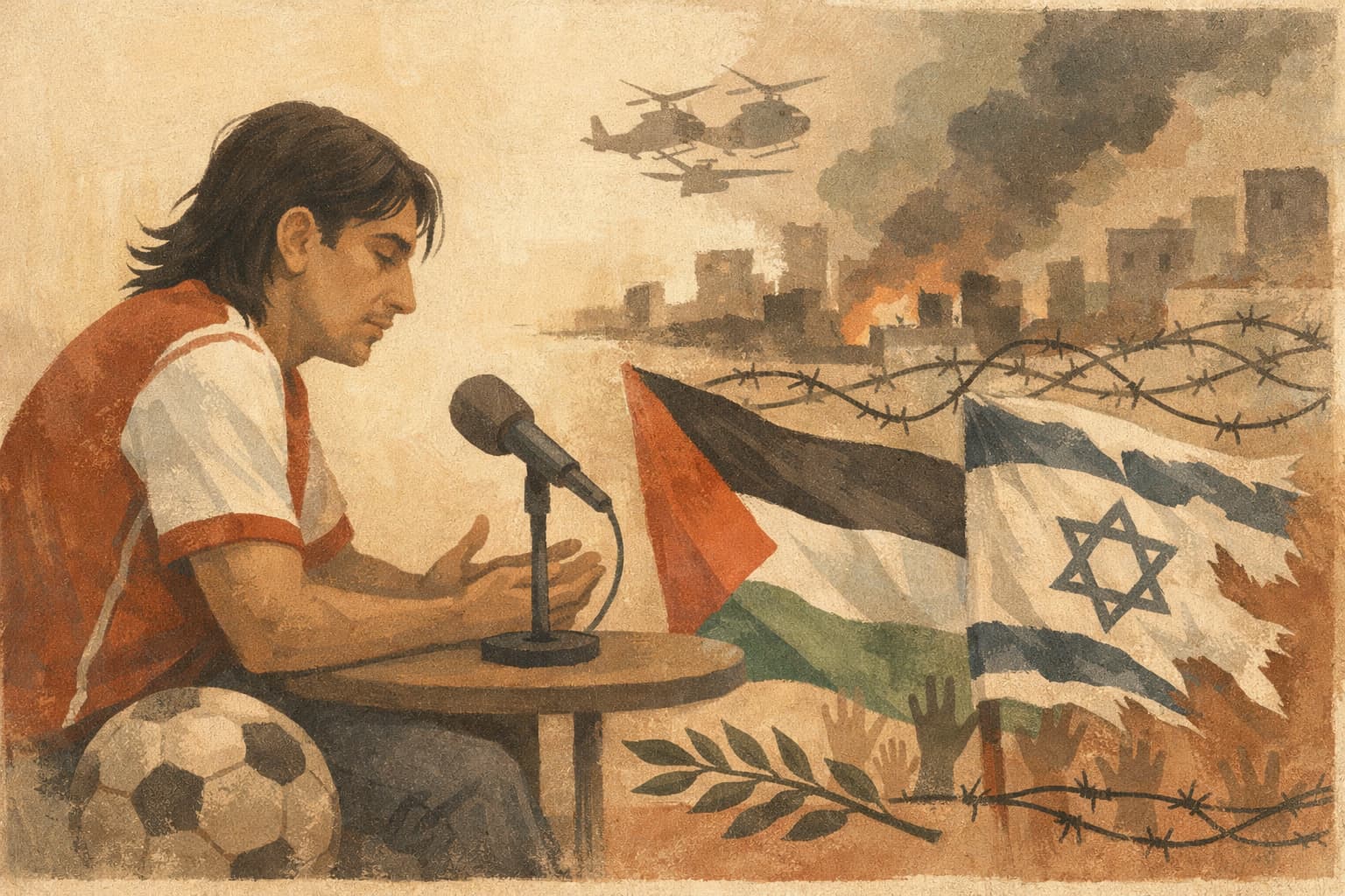 Hector Bellerin again denounces Israel in interview