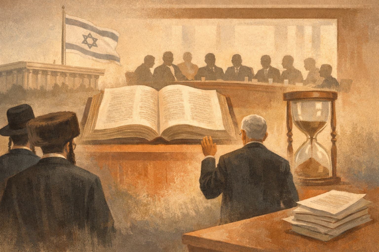 After ultimatum, Basic Law on Torah study enters accelerated committee debate