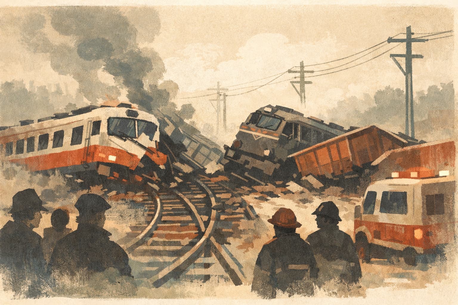 Passenger Train Hits Freight Train in West-Central Poland