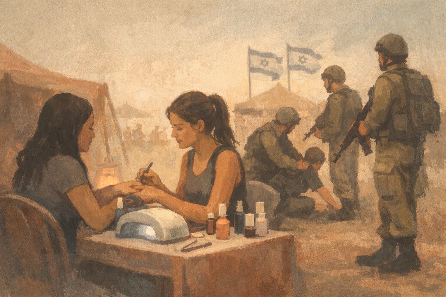 IDF recruitment festival video sparks outrage over beauty station and soldier conduct