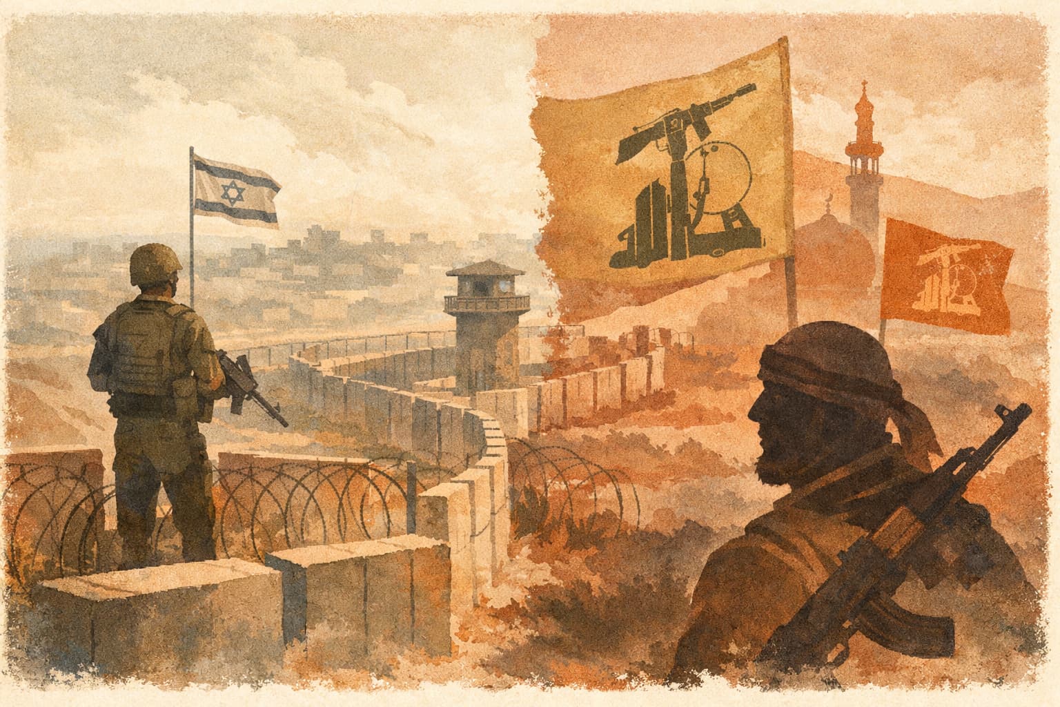 Israeli TV Teases Rare Look at New Gaza Defense Line and Hezbollah Messaging