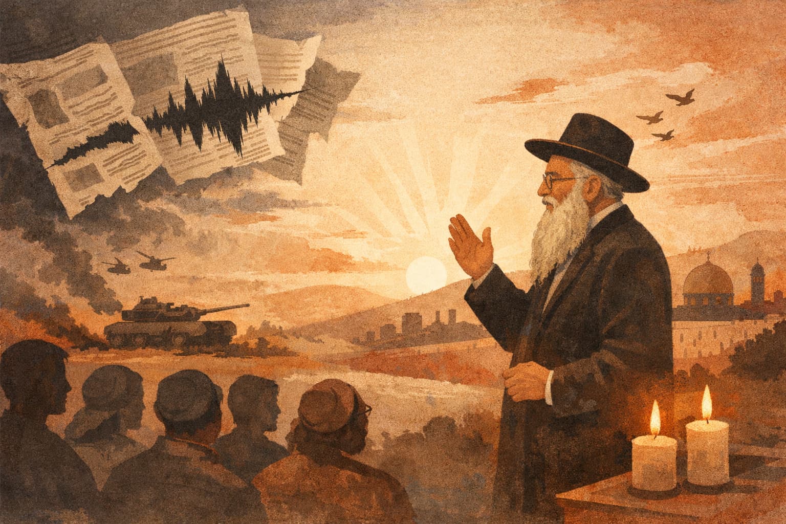 Rabbi Shmuel Eliyahu Rejects Wartime Pessimism, Urges Israelis to Ignore the Media