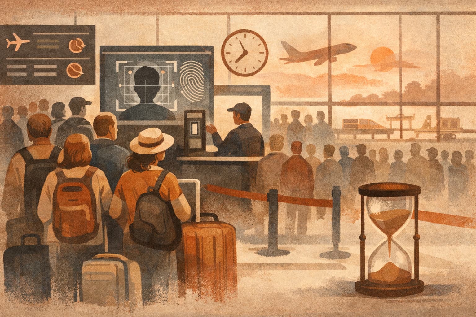 European airport chaos grows as new biometric border checks trigger long delays