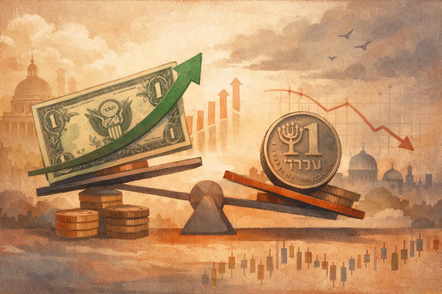 Bank of America Sees the Dollar Rebounding Against the Shekel