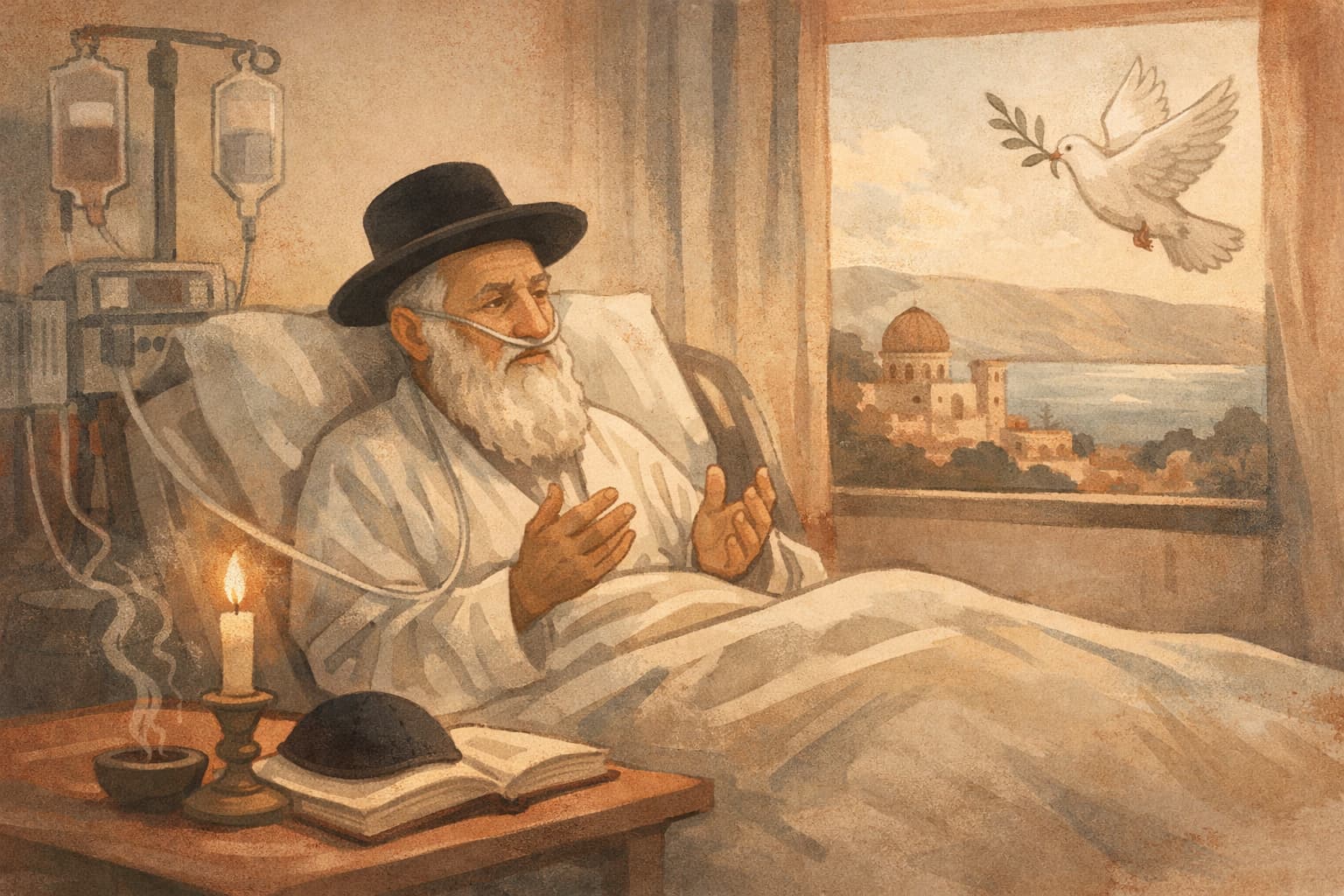 Tiberias rabbi speaks for the first time since being hospitalized