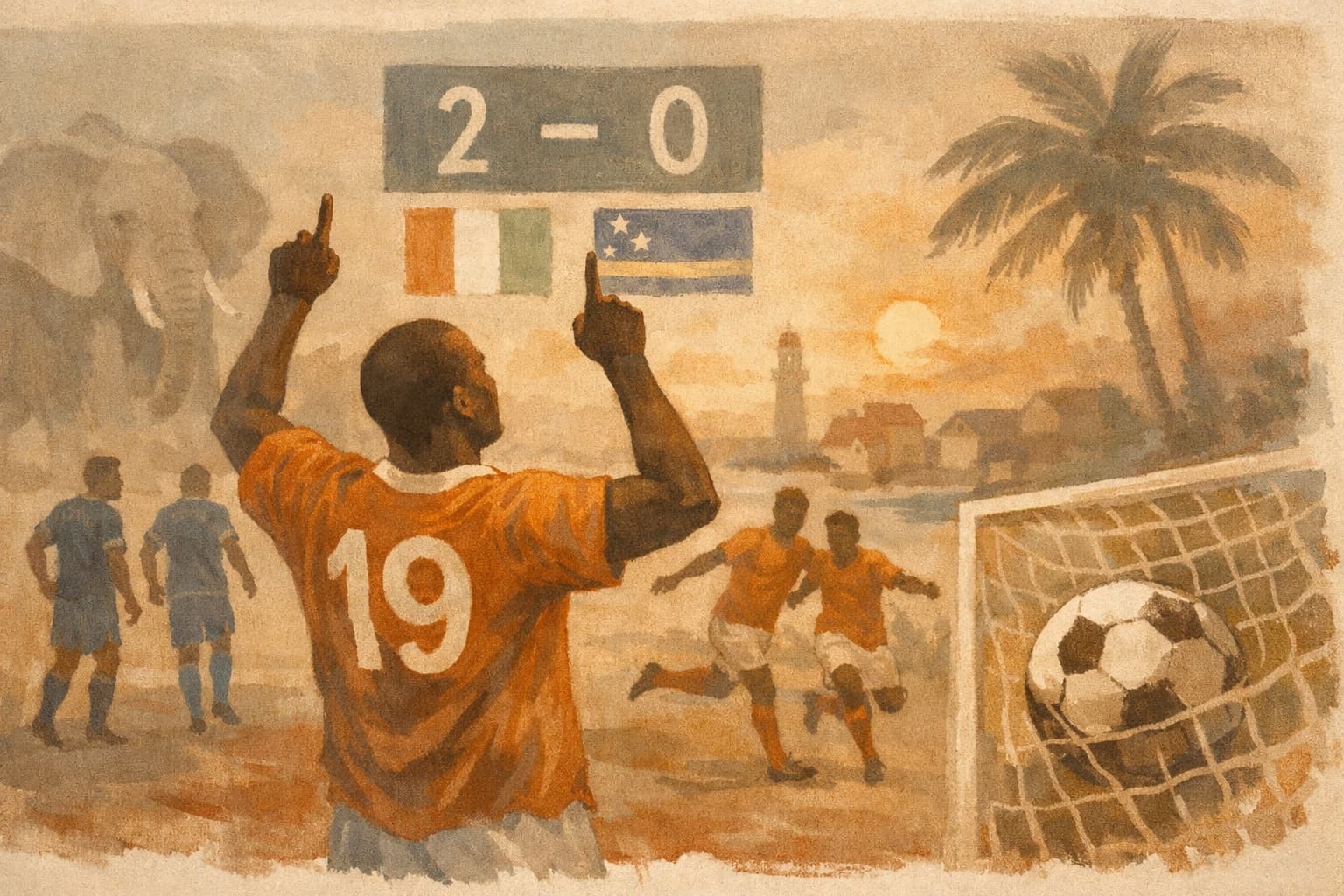 Nicolas Pépé makes history as Ivory Coast beats Curaçao