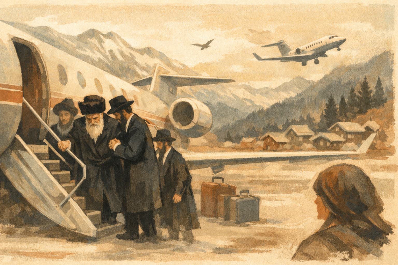 Darg Rebbe Cuts Short Swiss Rest Trip After Sudden Weakness