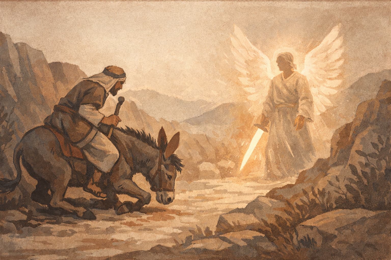 Weekly Quiz: What Does Balaam’s Donkey Do When It Sees the Angel for the First Time?