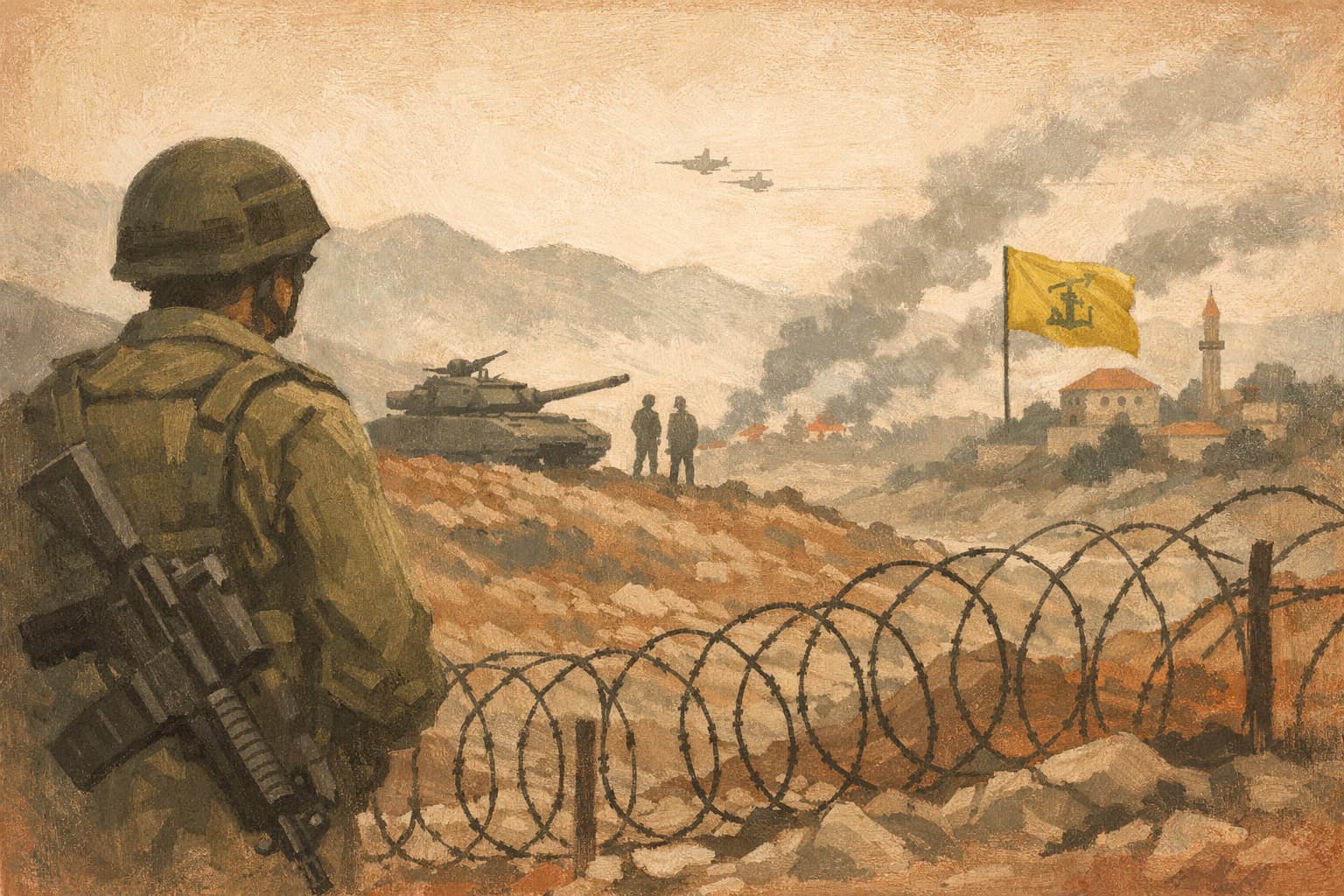 Israel Says It Will Stay in Southern Lebanon Until Hezbollah Is Disarmed