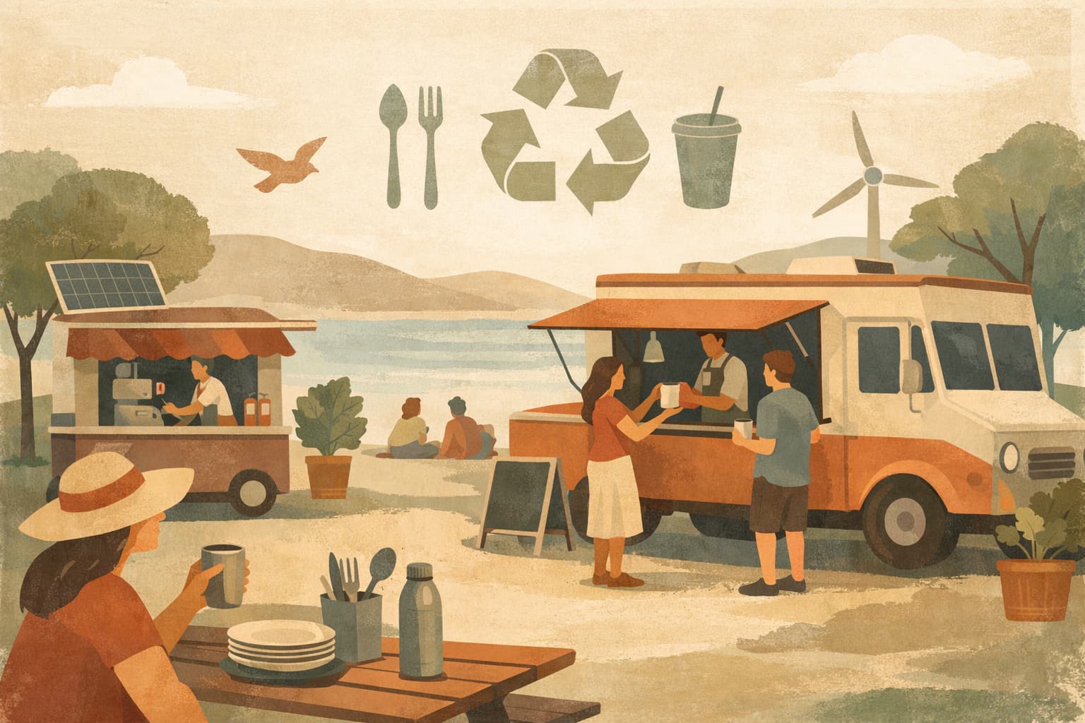 How food trucks can become greener and more sustainable