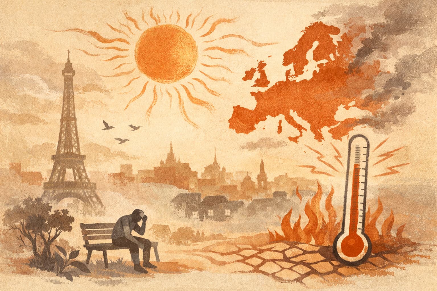 Europe’s Deadly Heat Wave Sets New Records, Study Warns