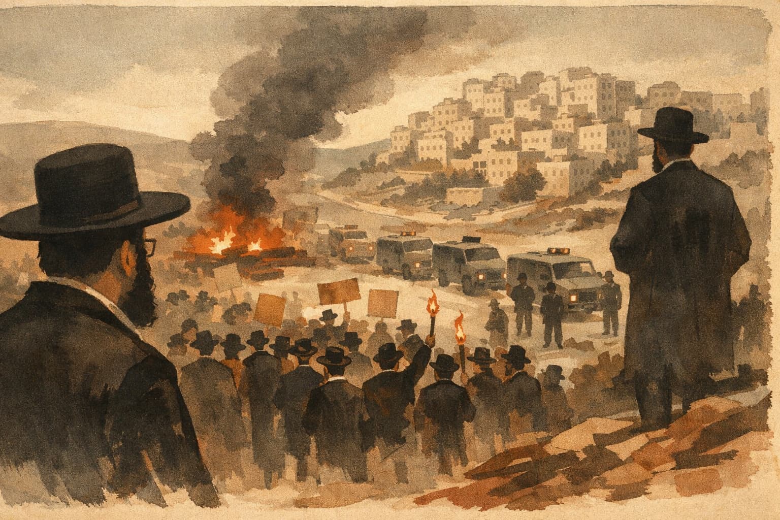 Beitar Illit Mayor Warns of Wider Ultra-Orthodox Protests Over Draft Arrests