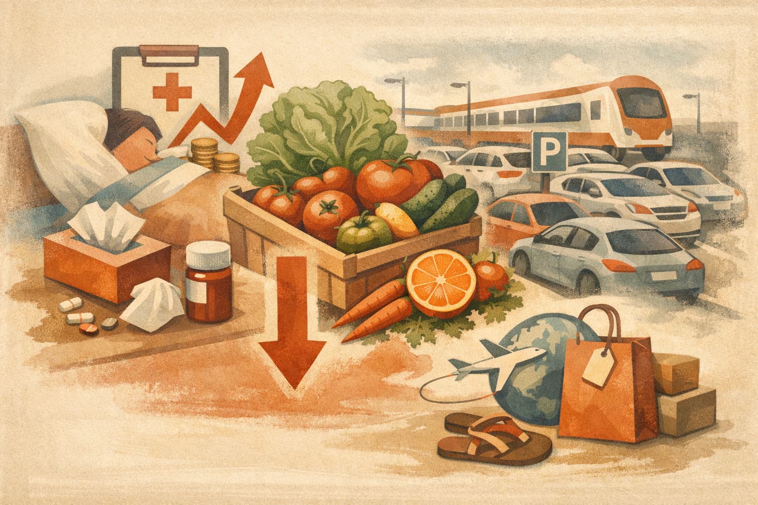 Weekly Top Economy Stories: Higher Sick-Leave Pay, Cheaper Produce, Parking Shortages, and Bargains Abroad