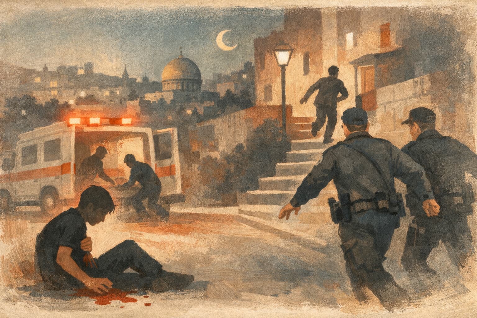 15-Year-Old Stabbed in Jerusalem, Suspect Arrested After Police Chase