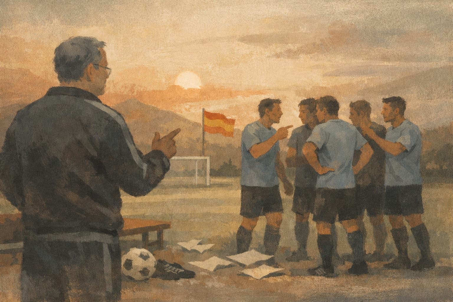 Uruguay Camp Erupts as Players Challenge Bielsa Before Crucial Spain Match