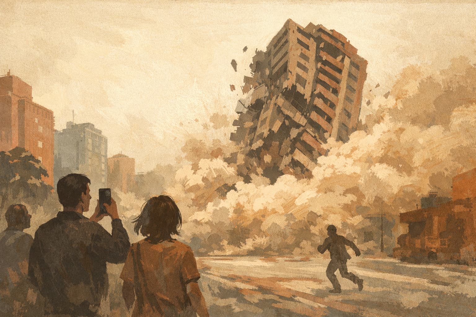Dramatic Video Shows High-Rise Collapsing in Venezuela Earthquake