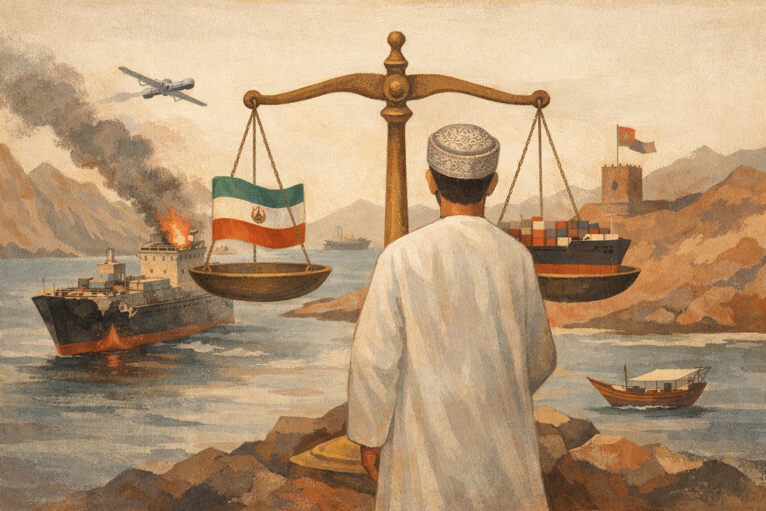 Hormuz attack exposes Oman’s balancing act as Iran warns shippers