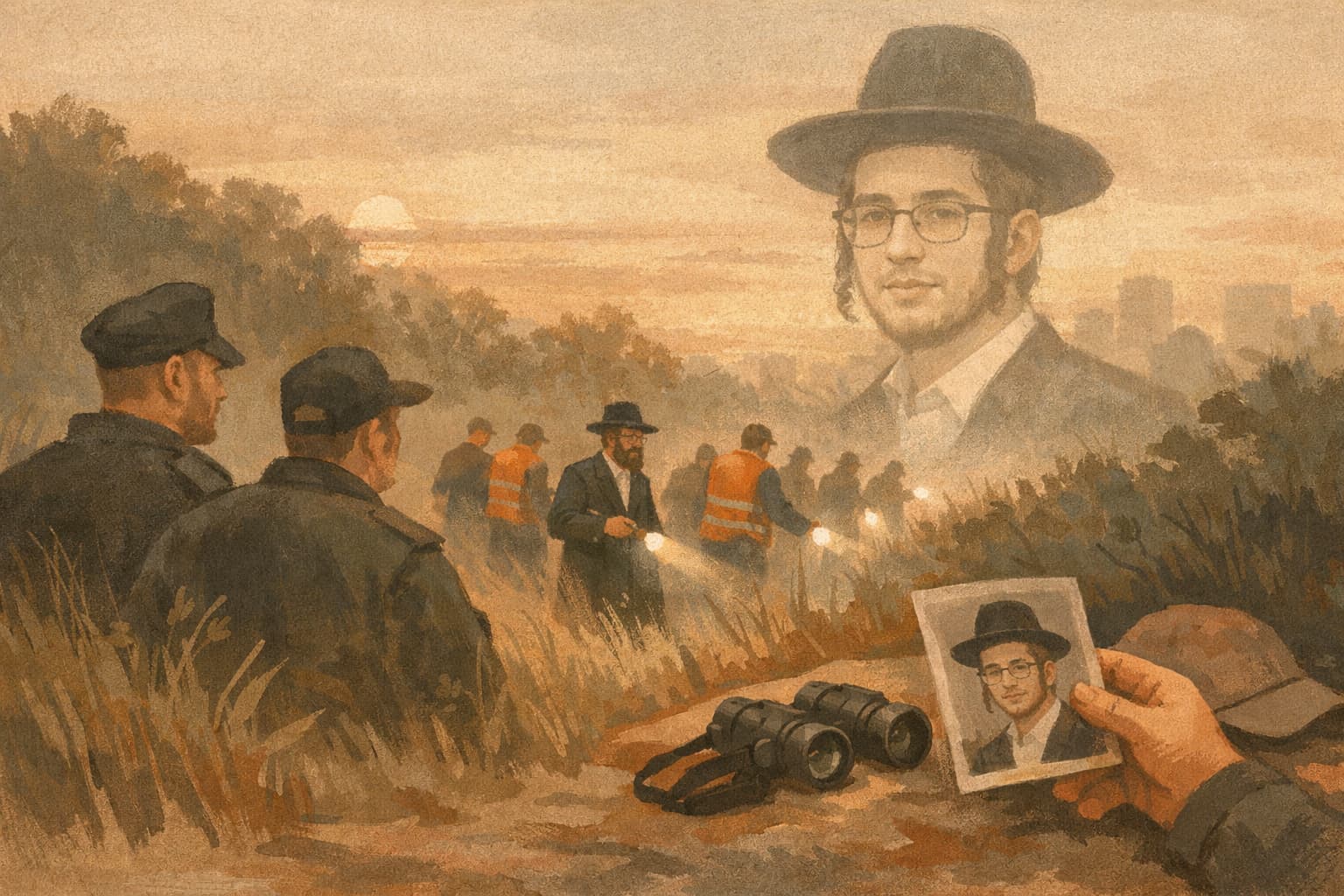 Police and Volunteers Search for Missing 25-Year-Old from Bnei Brak