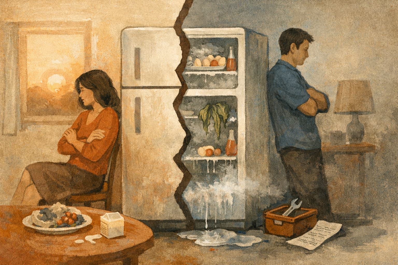 A Failed Refrigerator Turns Into a Marital Stand-Off