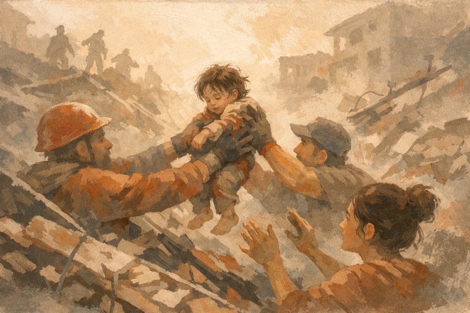 Toddler Rescued Alive from Venezuelan Earthquake Rubble in Emotional Scene